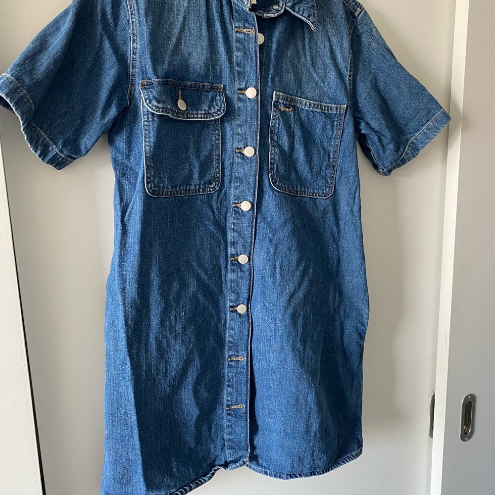 Target Blue Denim Mini Dress- Never Worn